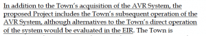 When it slipped that the City of Victorville may operate the system...the Town quickly moved to cover things up.